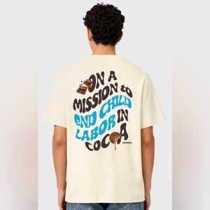 New Mr Beast FEASTABLES WAVY TEE on a mission to end child labor in cocoa small